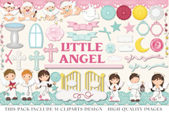 Baptism Clip Art, first communion graphics, illustrations Product Image 2