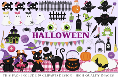 Halloween Clipart, halloween graphic design, illustrations Product Image 2