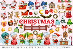 Christmas Clip Arts, christmas graphics, christmas designs Product Image 2