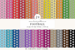Soccer Seamless Patterns PNG, football digital papers Product Image 2