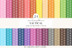 Nautical Seamless Patterns, Digital Papers, Scrapbook Design Product Image 2