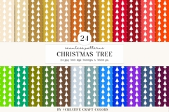 Christmas Tree Seamless Patterns PNG, digital paper Product Image 2