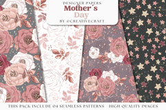 Mother&#039;s day Seamless Pattern, mother&#039;s day digital paper Product Image 1