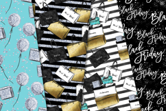 Black Friday Seamless Pattern, black friday digital papers Product Image 2