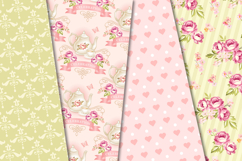 Floral Seamless Pattern, flowers roses digital paper graphic Product Image 2