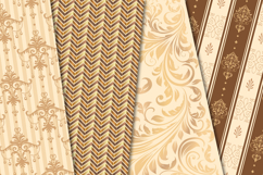 Crown Vintage Seamless Pattern, crown vintage digital papers Product Image 2