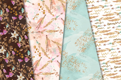 Glam Travel Seamless Pattern, glamour travel digital papers Product Image 2