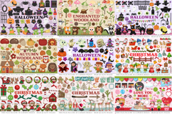 All Holiday Cliparts Mega Bundle, png cliparts, illustration Product Image 2