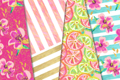 Summer Pineapple Seamless Pattern, pineapple digital papers Product Image 2