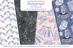 Back to School Seamless Pattern, school digital paper Product Image 1