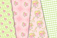 Garden Seamless Pattern, flowers roses digital papers Product Image 2