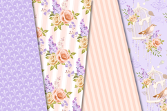 Lavender Seamless Pattern, lavender digital papers graphics Product Image 2