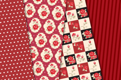 Floral Seamless Pattern, flowers roses digital paper graphic Product Image 2