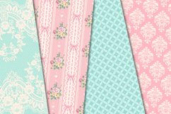 Floral Seamless Pattern, flowers roses digital paper graphic Product Image 2
