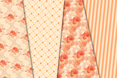 Floral Seamless Pattern, flowers roses digital paper graphic Product Image 4