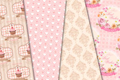 Floral Seamless Pattern, flowers roses digital paper graphic Product Image 2