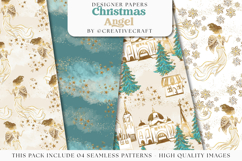 Christmas Seamless Pattern, christmas digital paper graphic Product Image 1