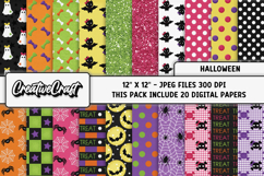 Halloween Digital Papers, scrapbooking, backgrounds designs Product Image 2