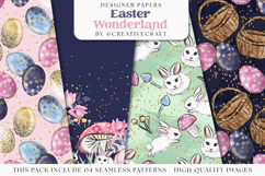 Easter Wonderland Seamless Pattern, easter day digital paper Product Image 1