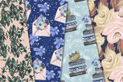 I love Books seamless pattern, booklovers digital papers Product Image 2