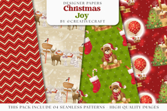 Christmas Seamless Pattern, christmas digital paper graphic Product Image 1