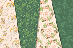 Garden Seamless Pattern, flowers roses digital papers Product Image 2