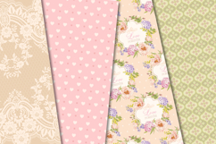 Garden Seamless Pattern, flowers roses digital papers Product Image 2