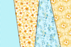 Garden Seamless Pattern, flowers roses digital papers Product Image 2