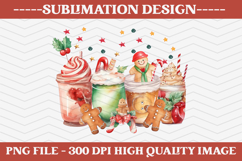 Christmas Sublimation Design, christmas png illustration Product Image 1