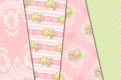 Garden Seamless Pattern, flowers roses digital papers Product Image 3
