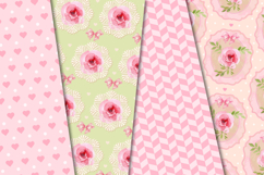 Floral Seamless Pattern, flowers roses digital paper graphic Product Image 2
