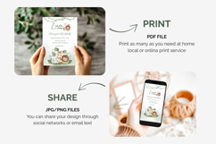First Birthday Editable Invitation Template, editable canva Product Image 2