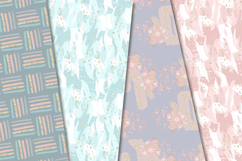 Paint Brush Strokes Seamless Pattern, strokes digital papers Product Image 2