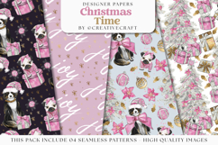 Christmas Seamless Pattern, christmas digital paper graphic Product Image 1