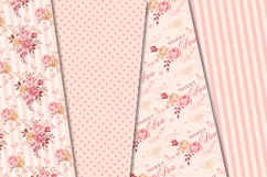 Blush Blossoms Seamless Pattern, roses flowers digital paper Product Image 3