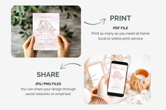 Baby Shower Editable Invitation Template, editable canva Product Image 2