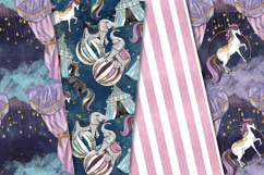 Magic Circus Seamless Pattern, magic circus digital papers Product Image 4