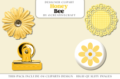 Honeybee png Clipart, honey bee graphic, forest illustration Product Image 1