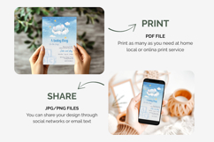 Baby Shower Editable Invitation Template, editable canva Product Image 2