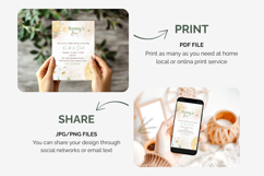 Baby Shower Editable Invitation Template, editable canva Product Image 2