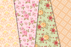Garden Seamless Pattern, flowers roses digital papers Product Image 3