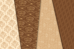 Crown Vintage Seamless Pattern, crown vintage digital papers Product Image 3