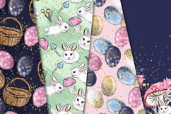 Easter Wonderland Seamless Pattern, easter day digital paper Product Image 2