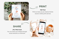 Baby Shower Editable Invitation Template, editable canva Product Image 2