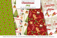 Christmas Seamless Pattern, christmas digital paper graphic Product Image 1