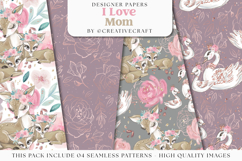 Mother&#039;s day Seamless Pattern, mother&#039;s day digital paper Product Image 1