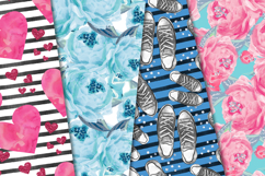 Mini Me Seamless Pattern, mini me digital paper illustration Product Image 3