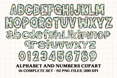 Mother's day Alphabet, floral letters maker, mom png clipart Product Image 2