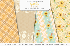 Sunflower Seamless Pattern, sunflower digital papers graphic Product Image 1