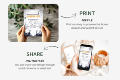 Halloween Party Editable Invitation Template, editable canva Product Image 2